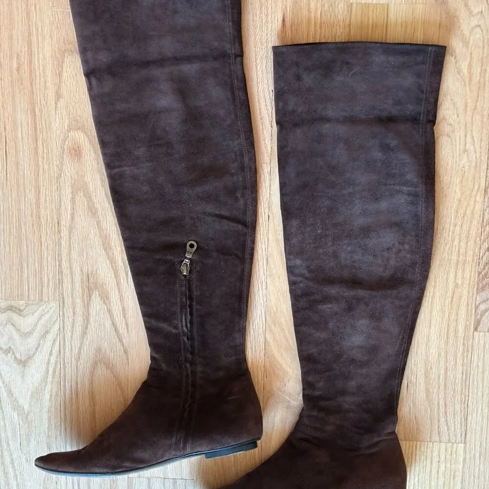 Sigerson Morrison Over the Knee Suede Boots